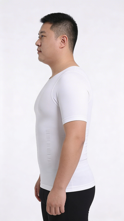 T-shirt Gainant Homme – Ventre Plat & Maintien Ferme | Lushape