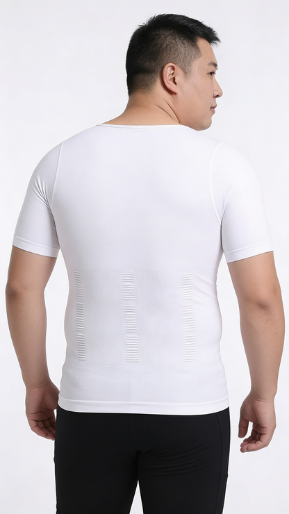 T-shirt Gainant Homme – Ventre Plat & Maintien Ferme | Lushape
